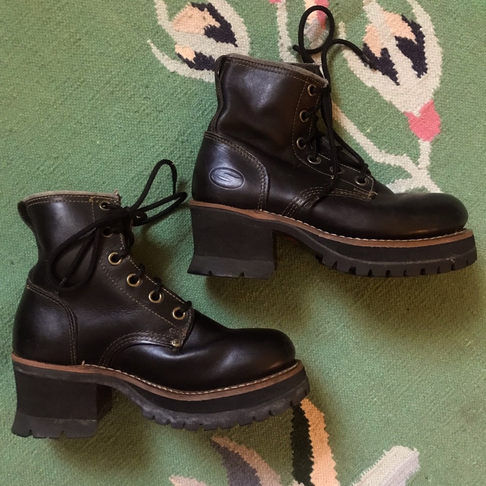 90’S VTG SKECHERS WITCH BOOT CONVEX HEEL SIZE 8.5